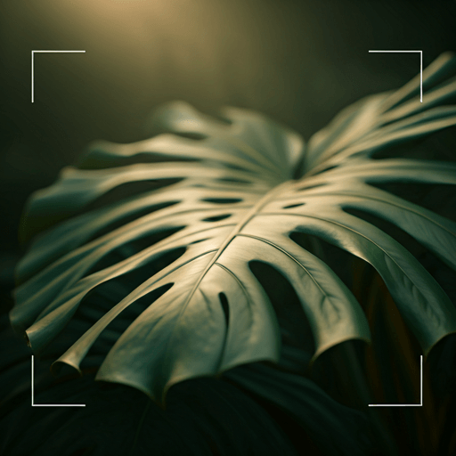 Blurred plant camera background